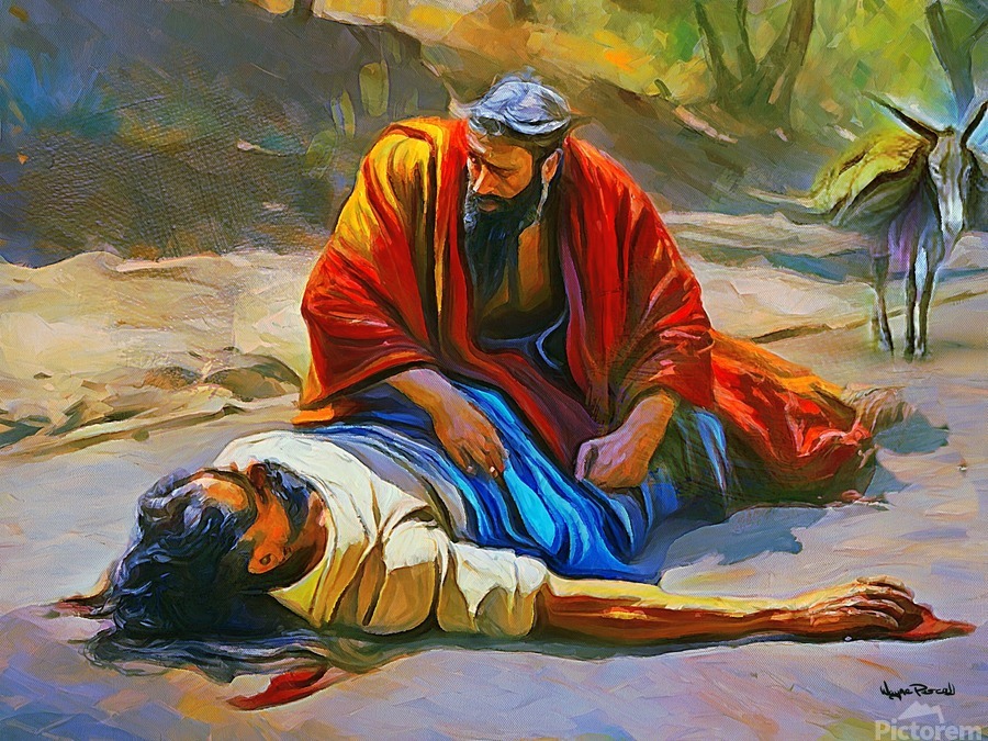 PARABLES OF JESUS - The Good Samaritan  Print