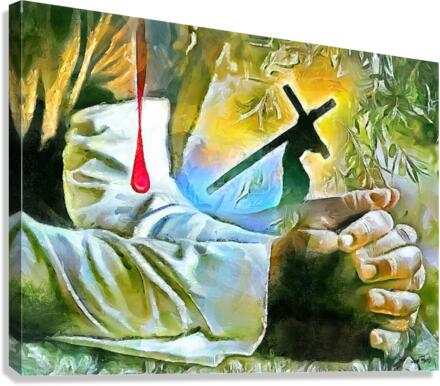 Prayer and The Blood   Canvas Print