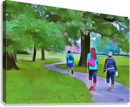Walk in The Park  Canvas Print
