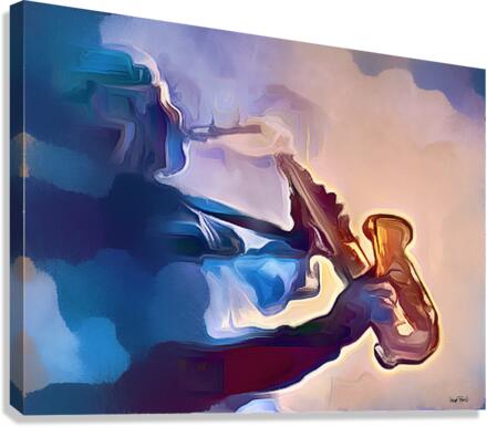 a bit of jazz  Canvas Print