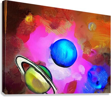 lost in space-3  Canvas Print