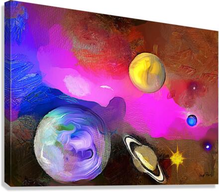 lost in space-1  Canvas Print
