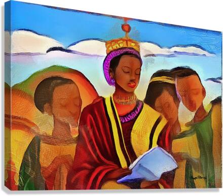 CANDACE - Queen of the Ethiopians  Canvas Print