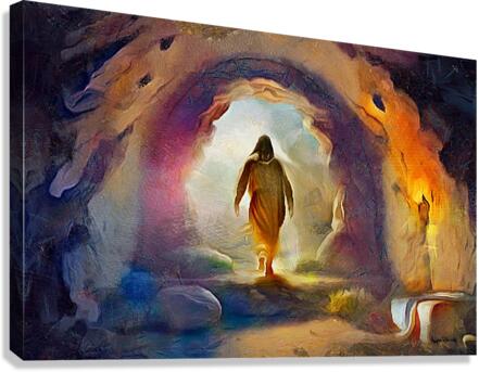 The Resurrection and The Life  Canvas Print