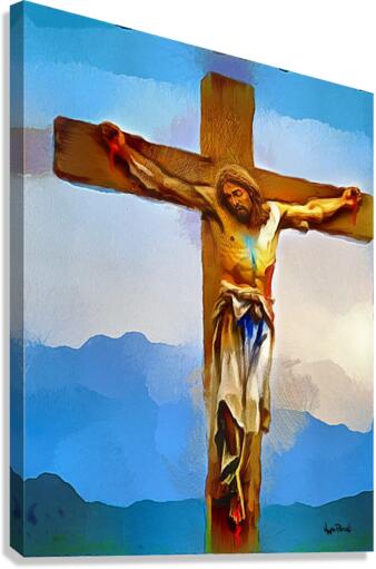 THE PRAYERFUL MOMENTS OF JESUS CHRIST - Why Hast Thou Forsaken Me   Canvas Print