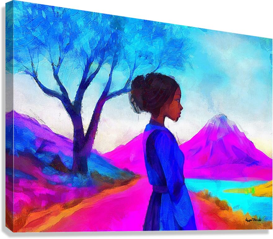 Colors in Her Dream  Canvas Print