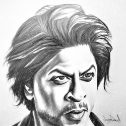 Portrait of Shah Rukh Khan
