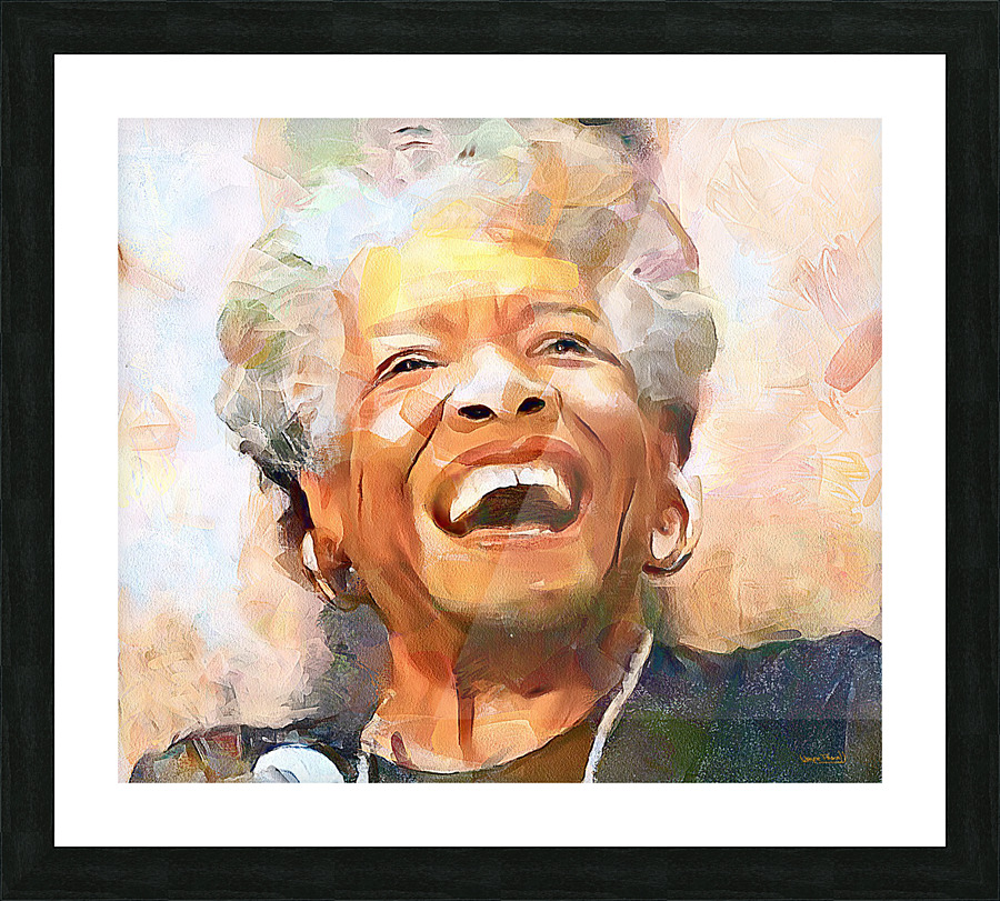 Maya Angelou  Framed Print Print
