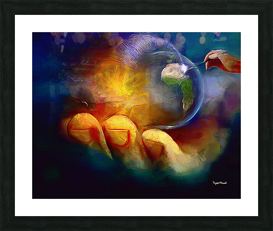 THE FIRST AND BEST ARTIST  Framed Print Print