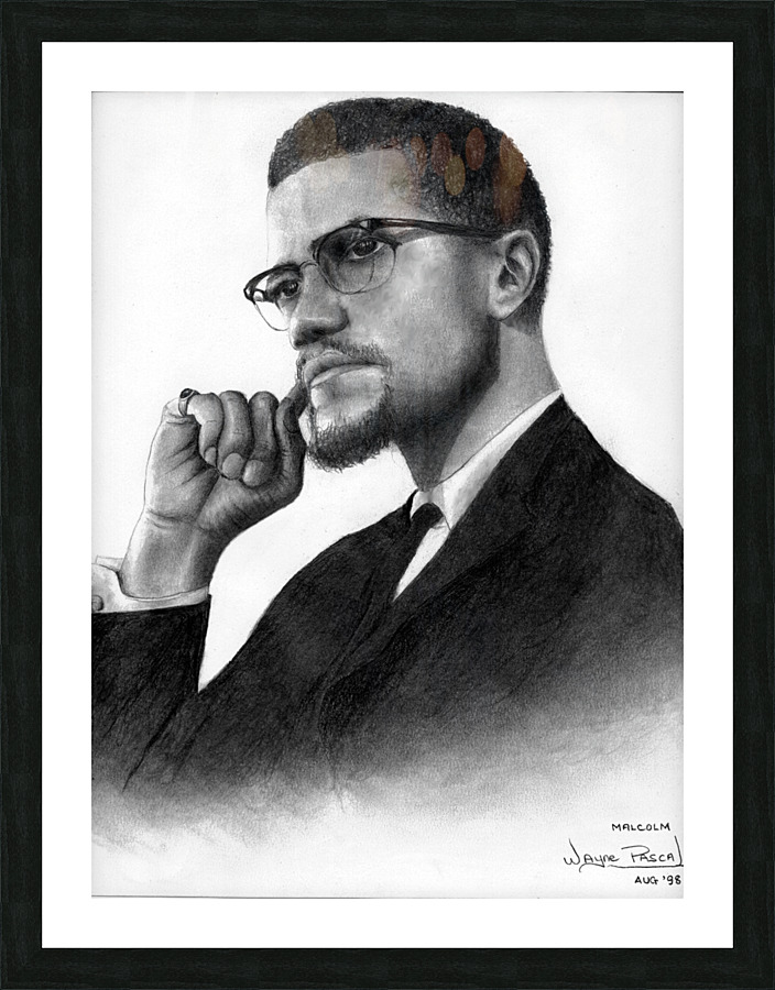 Malcolm X  Framed Print Print