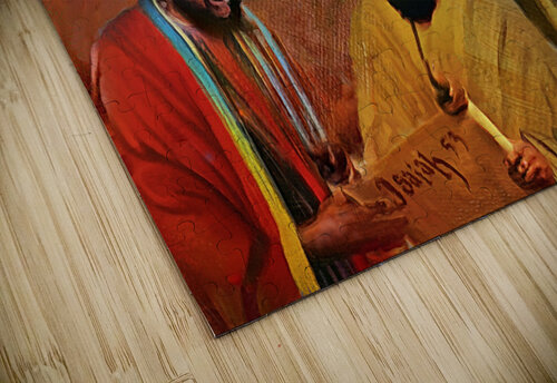 ETHIOPIAN TREASURER GETS SAVED Wayne Pascall Art puzzle