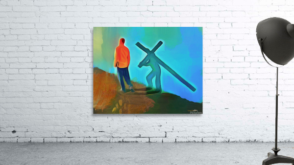 Take Up Your Cross and Follow Me by Wayne Pascall Art