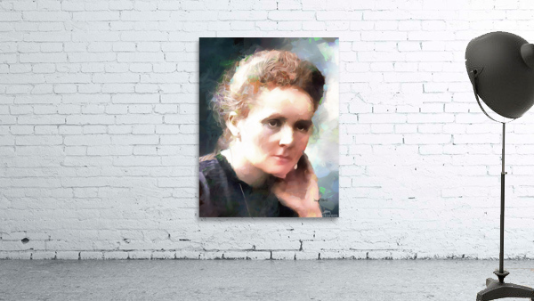 Marie Curie by Wayne Pascall Art