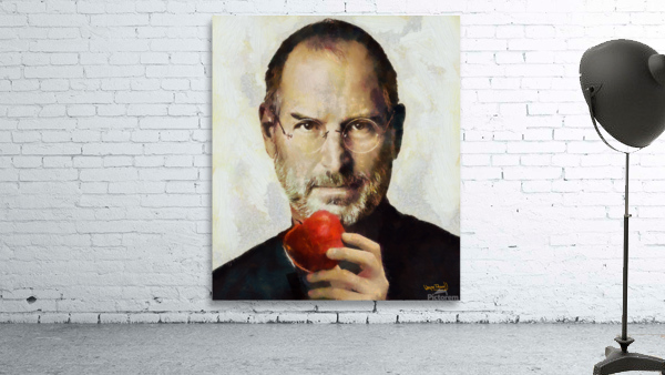 Steve Jobs by Wayne Pascall Art
