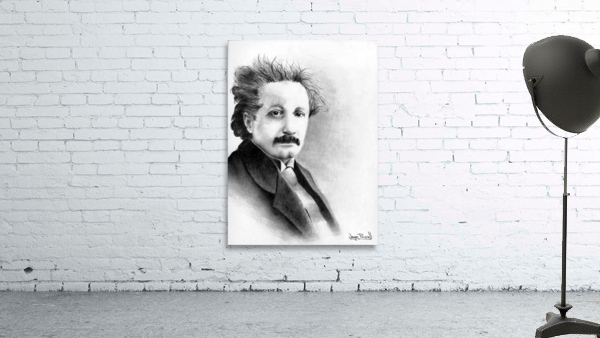 Einstein by Wayne Pascall Art