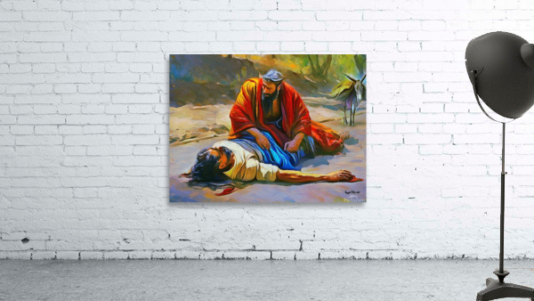 PARABLES OF JESUS - The Good Samaritan by Wayne Pascall Art