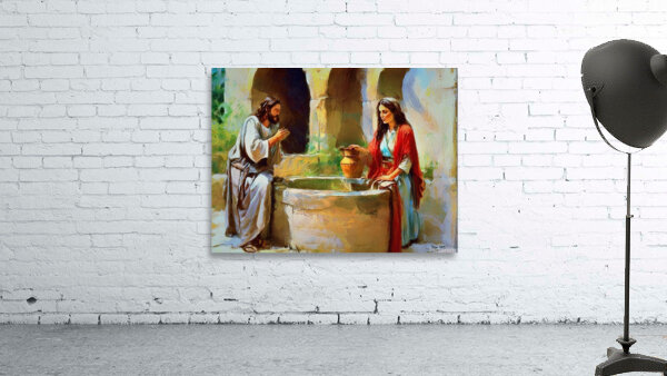 Woman Redeemed at The Well by Wayne Pascall Art