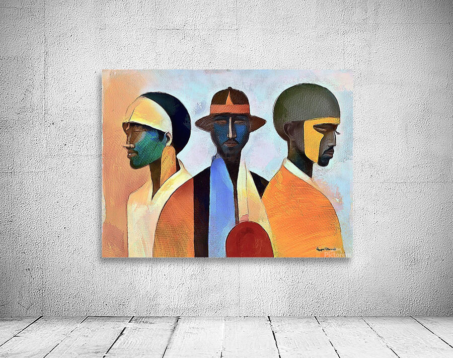 Different Races Different Faces 02 by Wayne Pascall Art