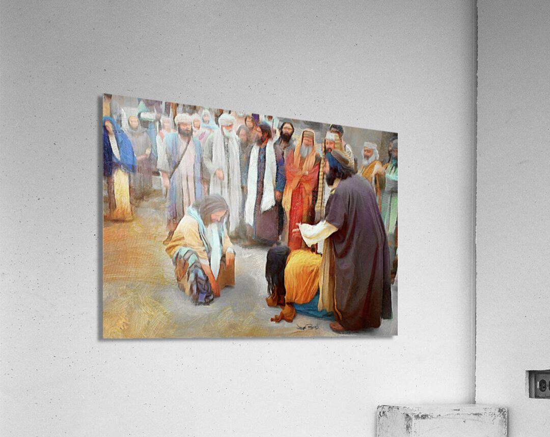 Cast the First Stone Acrylic Print