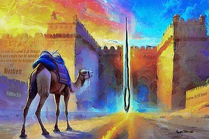 CAMEL AND EYE OF A NEEDLE