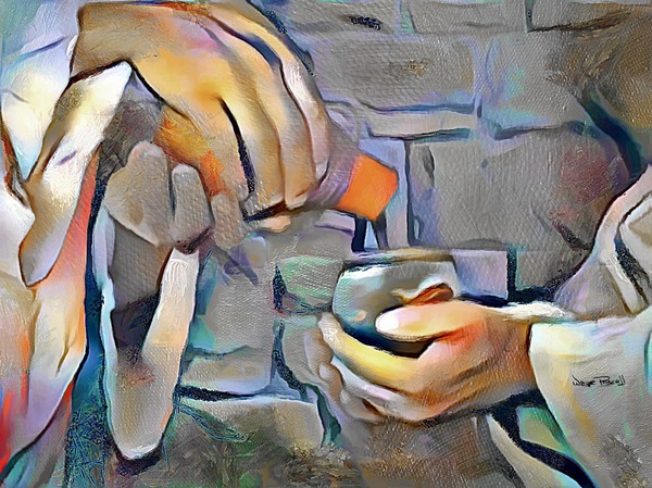 THE MASTERS HANDS - THE PROVIDER Print