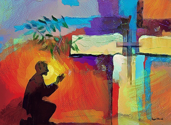 KNEEL AT THE CROSS  Print