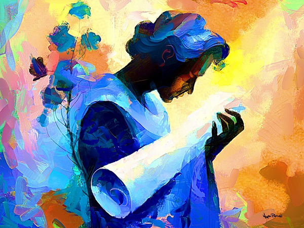 Keeper of The Scrolls Print