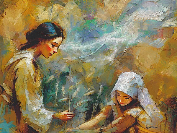 Naomi and Ruth Print