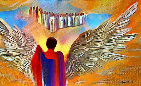 DREAMS OF HEAVEN - The Archangel  Print