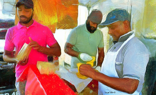 CARIBBEAN SCENES - ALIS DOUBLES  Imprimer