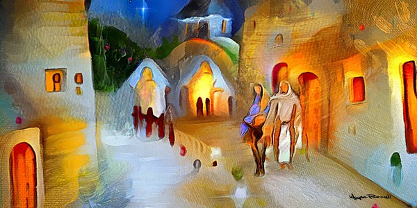 NO ROOM IN THE INN Print