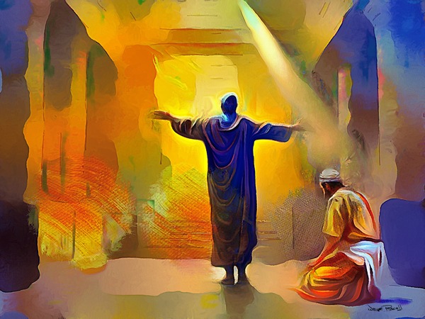 PARABLES OF JESUS - THE PHARISEE AND PUBLICAN Print