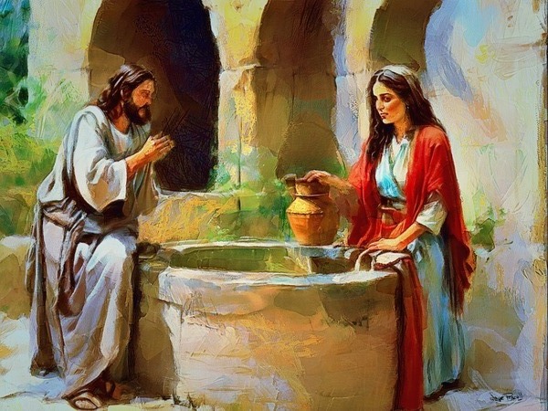 Woman Redeemed at The Well Print