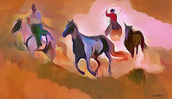 wild wild west  Print