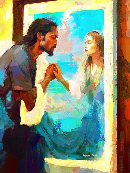 Love from the Canvas Print