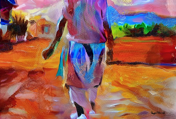 A WALK IN DA HOOD Print