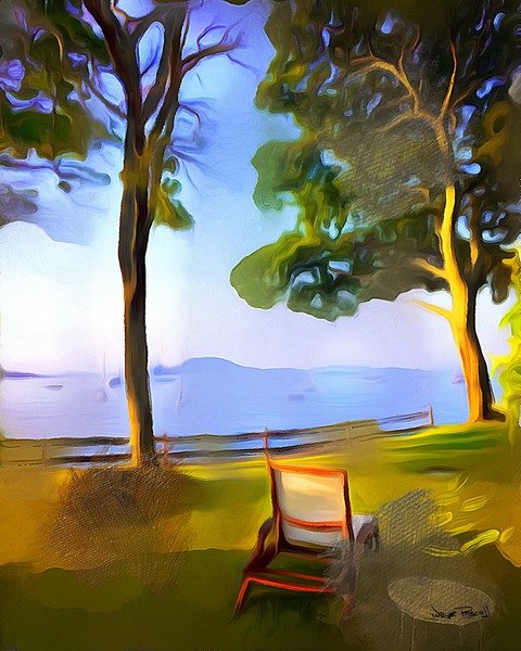 Relax Near the Trees  Print
