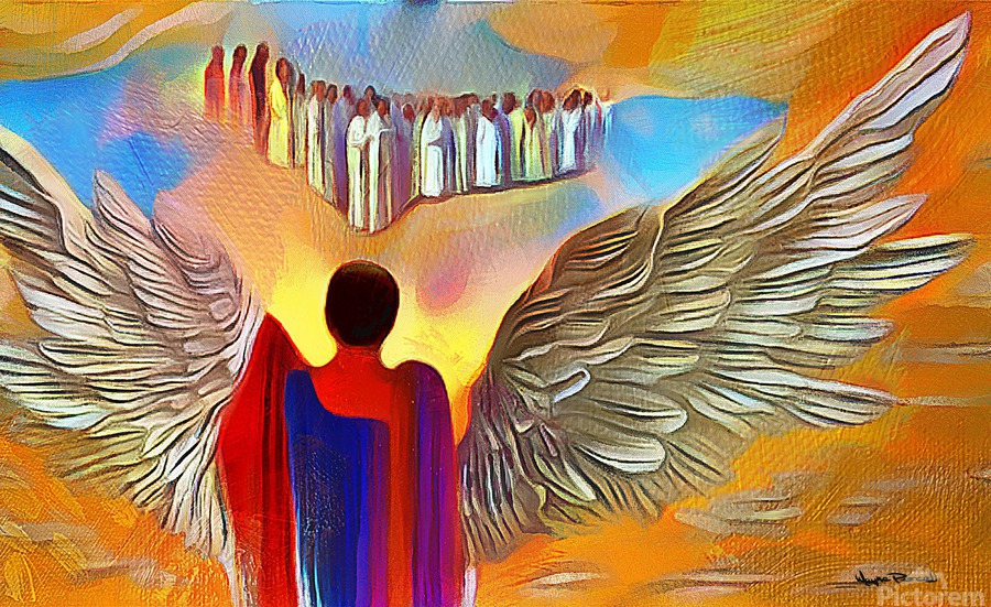 DREAMS OF HEAVEN - The Archangel  Print