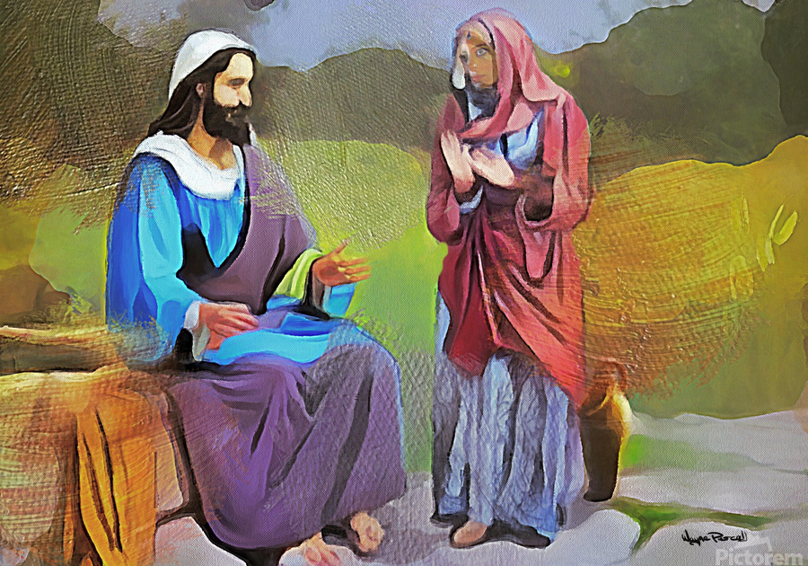 THE WOMAN AT THE WELL  Print