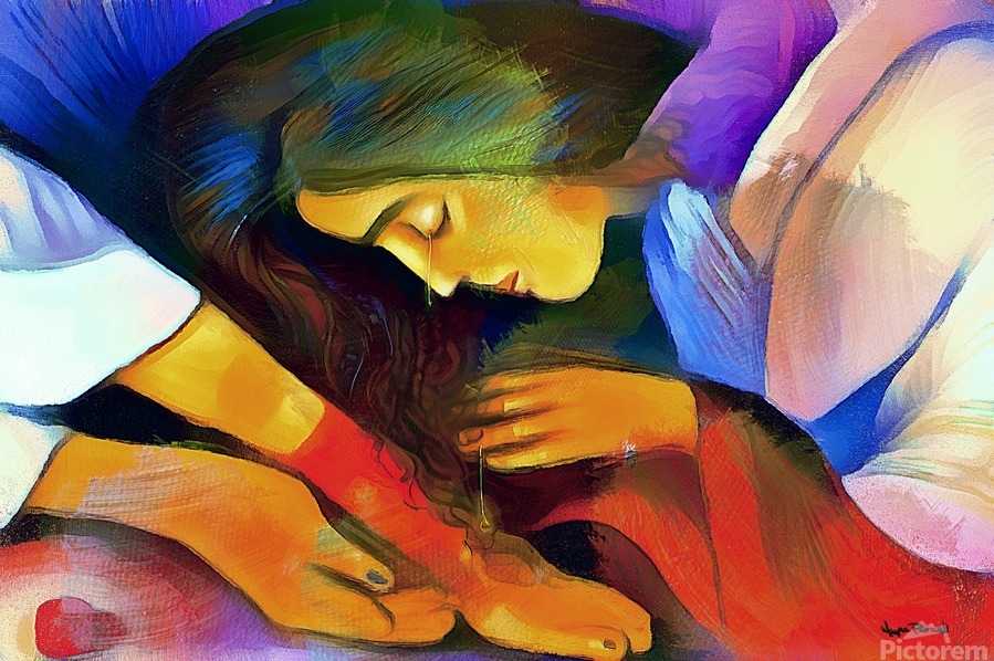 The Scent of Forgiveness and an Alabaster Box  Print