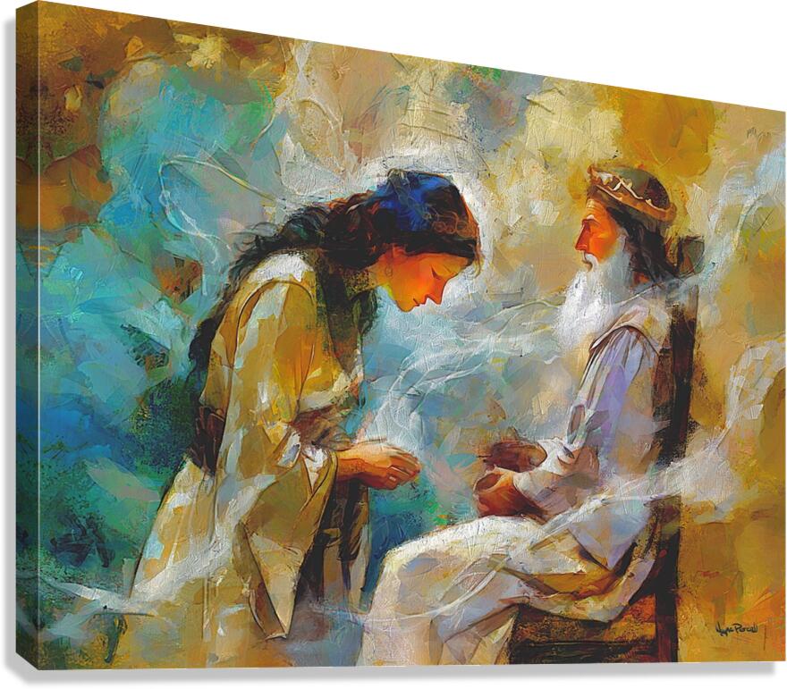 Esther and The King Canvas Print