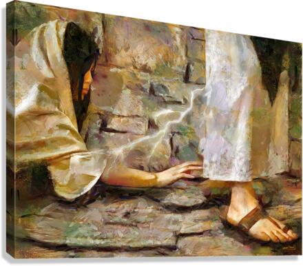 Hem of His Garment  Canvas Print