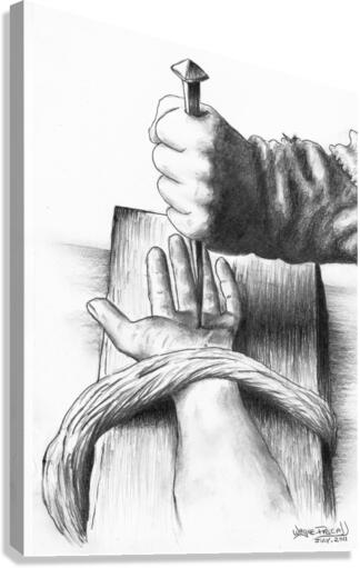 Pierced  Canvas Print