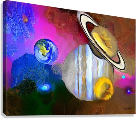 Lost in Space - 2 Canvas Print