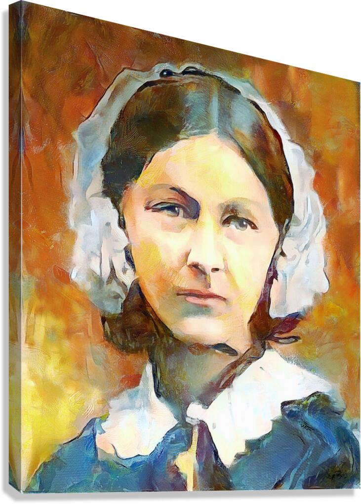 Florence Nightingale  Impression sur toile