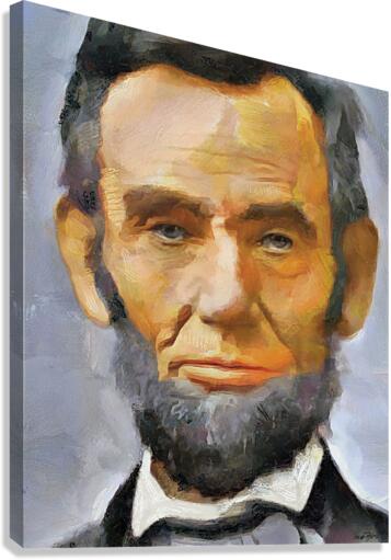 Abraham Lincoln  Impression sur toile