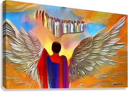 DREAMS OF HEAVEN - The Archangel  Canvas Print
