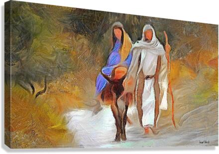 Journey to Bethlehem  Impression sur toile