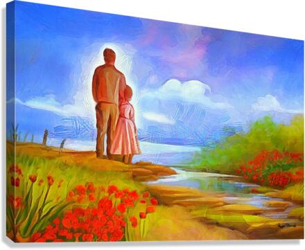 A DAUGHTERS MEMORY Canvas Print