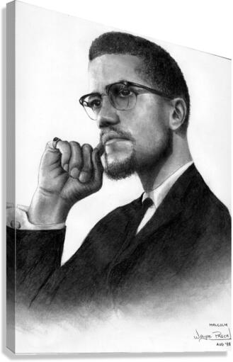 Malcolm X Canvas Print